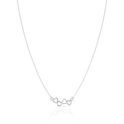 womens silver necklace
