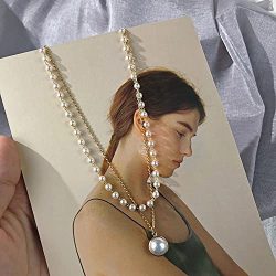 gold and pearl necklace