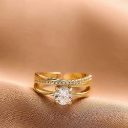 gold diamond ring