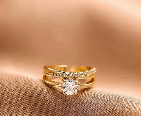 gold diamond ring