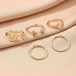 womens stackable gold rings