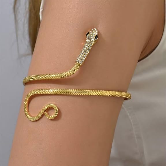 gold arm bracelet