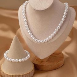Pearl necklace set